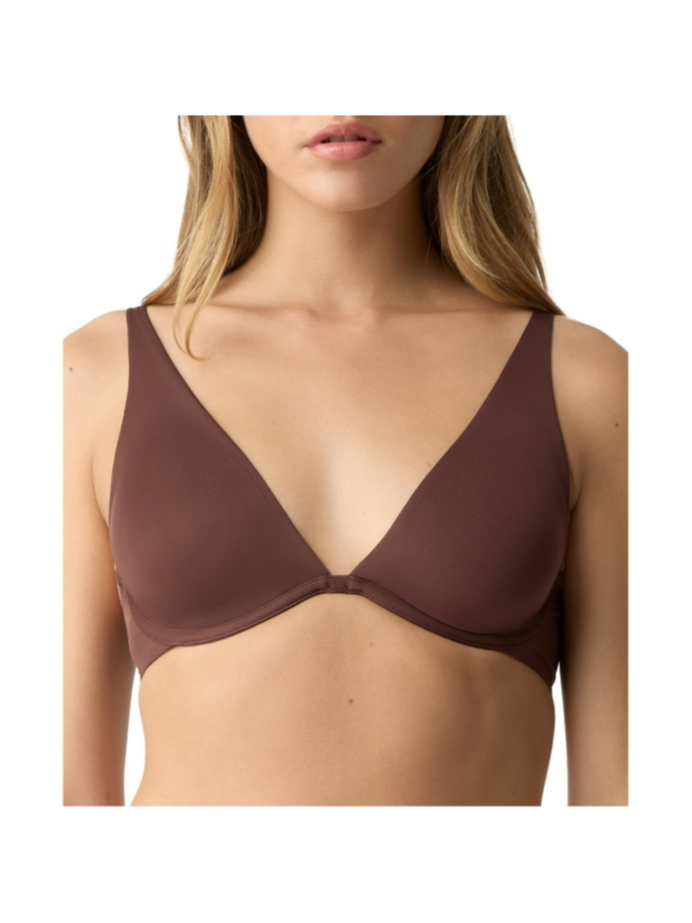 Gap Women's 34D Dark Brown Everyday Essentials Full-Coverage Unlined Bra NWT